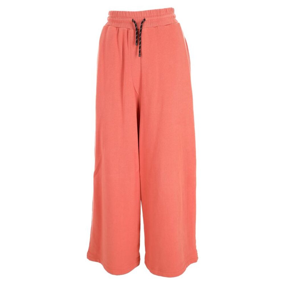 Dries Van Noten Wide Leg Sweat Pants in Orange Cotton